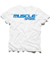 obrázek MUSCLESPORT® Tričko bílé